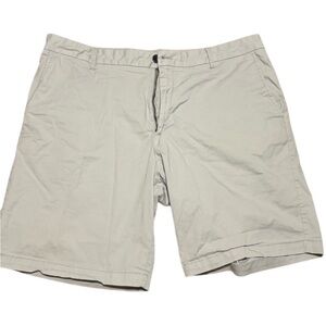 Mens Izod Men’s Flat Front Khaki Shorts Size 38